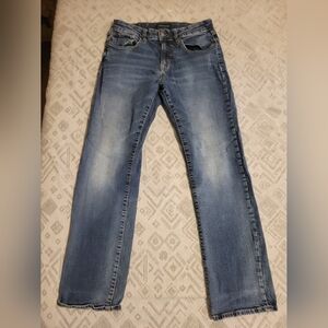 Aeropostale Men's Denim Blue Straight Jeans